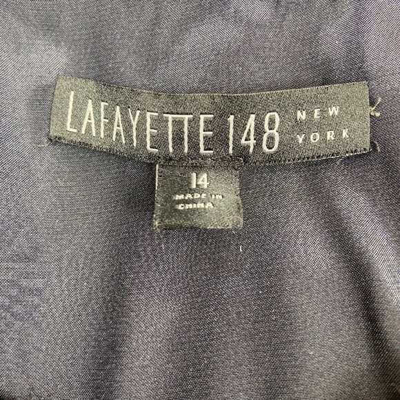 Lafayette 148 Women’s Textured Weave Jacket Ivory - Picture 7 of 8